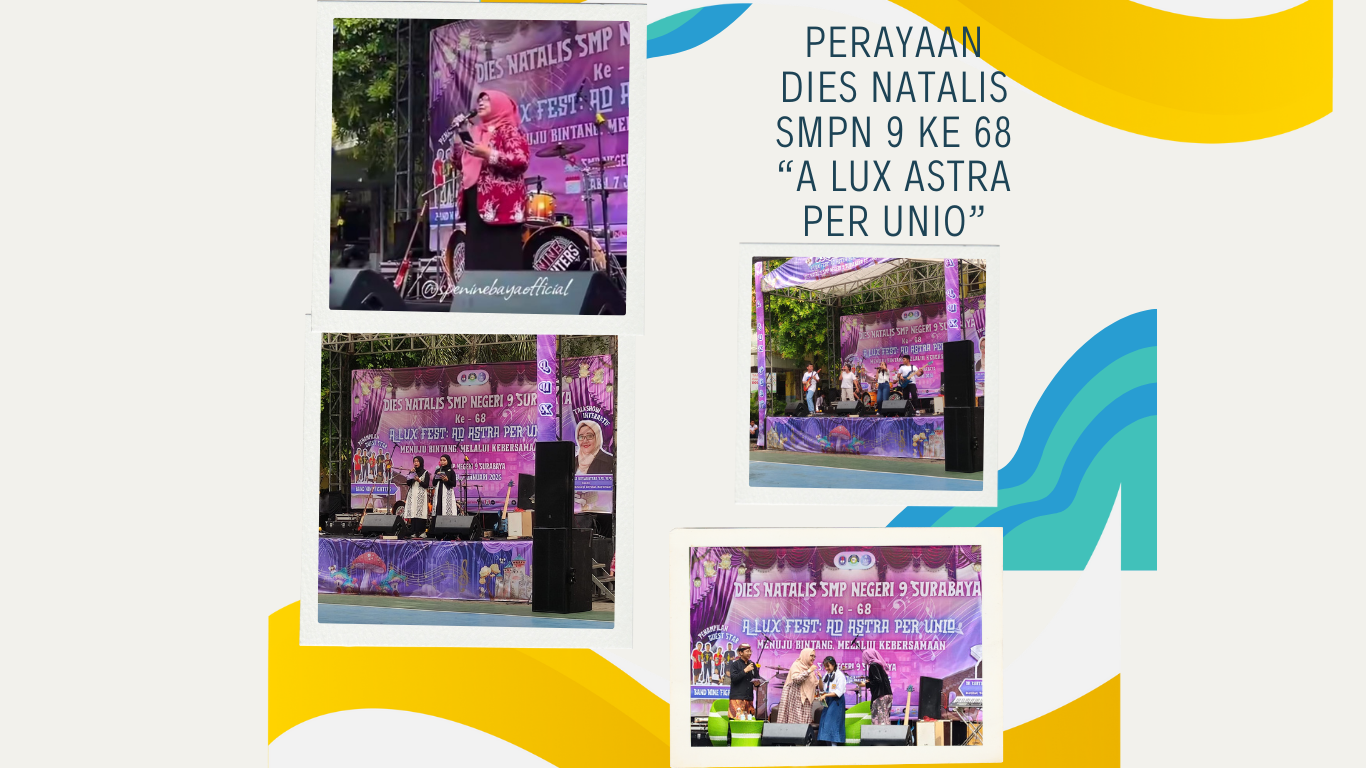 Perayaan Dies Natals SMPN 9 Surabaya ke 68